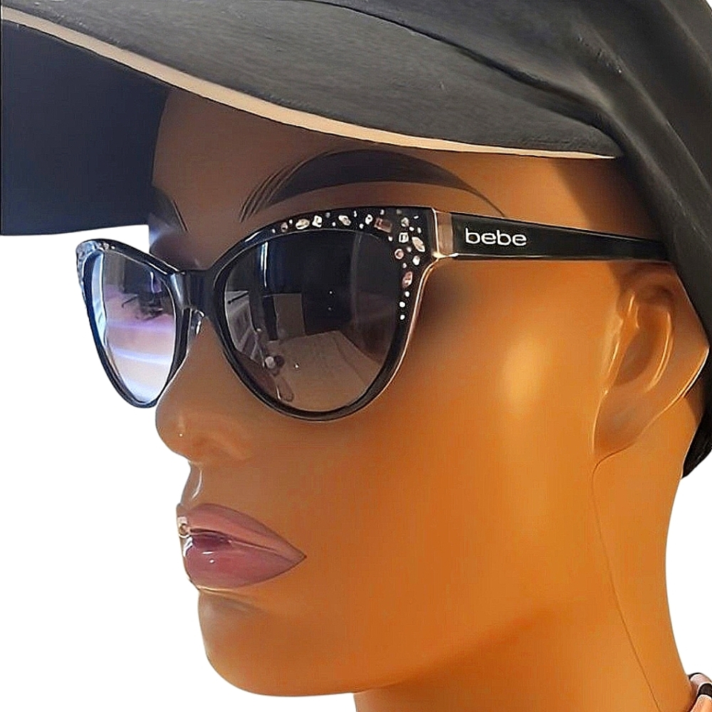 SOLD ON DIFFERENT PLATFORM Authentic Contemporary Chic bebe Cat-Eye Black Rose - Picture 2 of 13